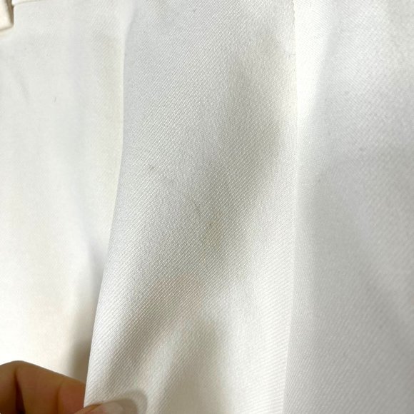 Vintage 70s Levis for Gals Off White Polyester High Rise Wide Leg Pants Size 12 - Picture 13 of 15